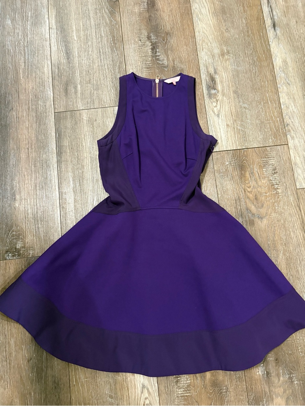 Ted Baker purple Jimena Skater Dress Size 1 /us size 4